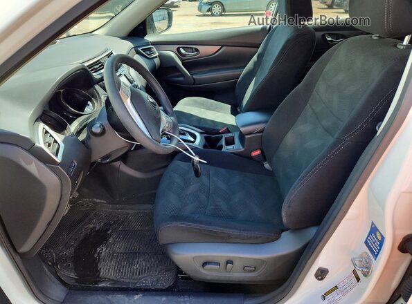 5N1AT2MV0GC802260 2016 NISSAN ROGUE White წინა სალონის ხედი