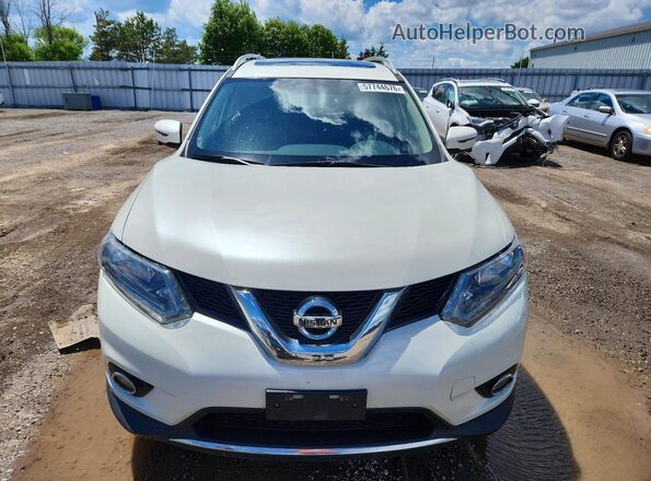 5N1AT2MV0GC802260 2016 NISSAN ROGUE White წინა ხედი
