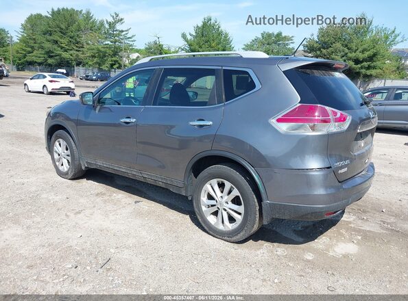 5N1AT2MV0GC812240 2016 NISSAN ROGUE Серебряный Задняя левая четверть