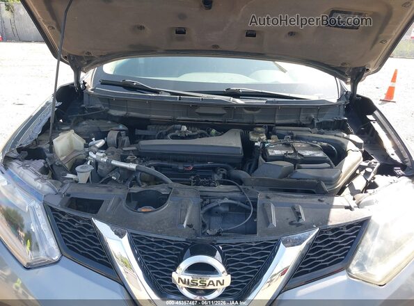 5N1AT2MV0GC812240 2016 NISSAN ROGUE Серебряный Вид сзади