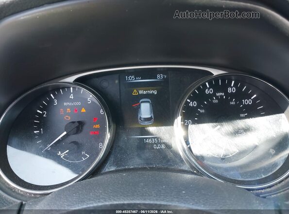 5N1AT2MV0GC812240 2016 NISSAN ROGUE Серебряный Вид задних сидений