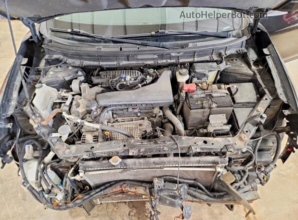 5N1AT2MV0GC844248 2016 NISSAN ROGUE Black Engine compartment view
