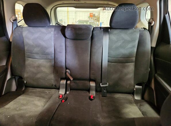 5N1AT2MV0GC844248 2016 NISSAN ROGUE Black Rear seats view