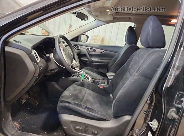 5N1AT2MV0GC844248 2016 NISSAN ROGUE Black Front interior view