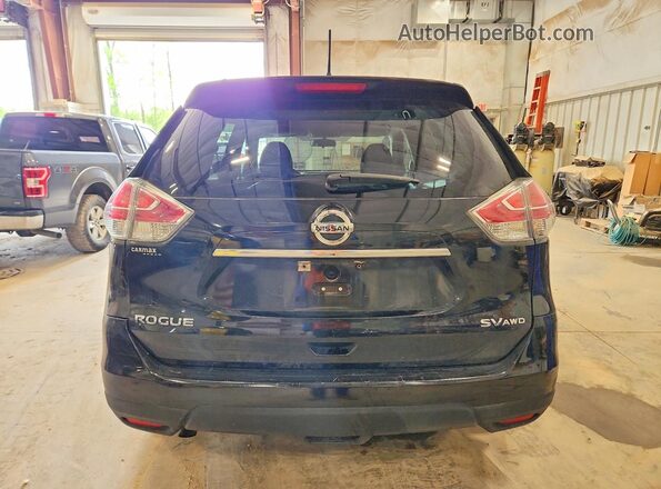 5N1AT2MV0GC844248 2016 NISSAN ROGUE Black Rear view
