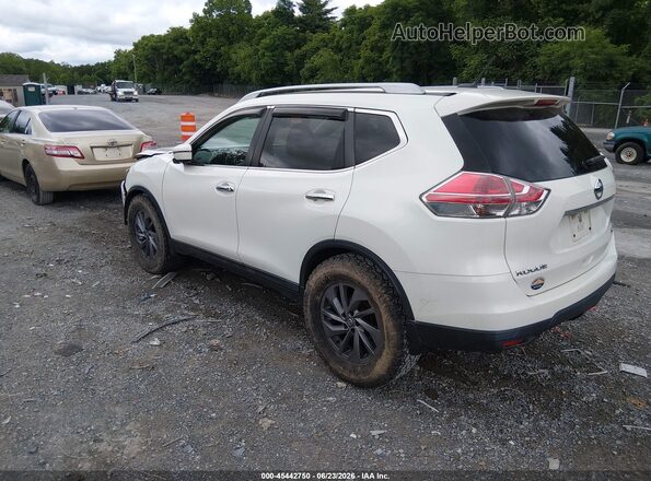 5N1AT2MV0GC877850 2016 NISSAN ROGUE Белый Задняя левая четверть