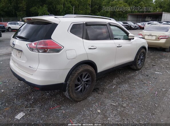 5N1AT2MV0GC877850 2016 NISSAN ROGUE Белый Задняя правая четверть