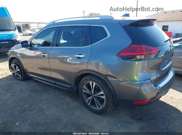 5N1AT2MV0HC758584 2017 NISSAN ROGUE Серый Задняя левая четверть