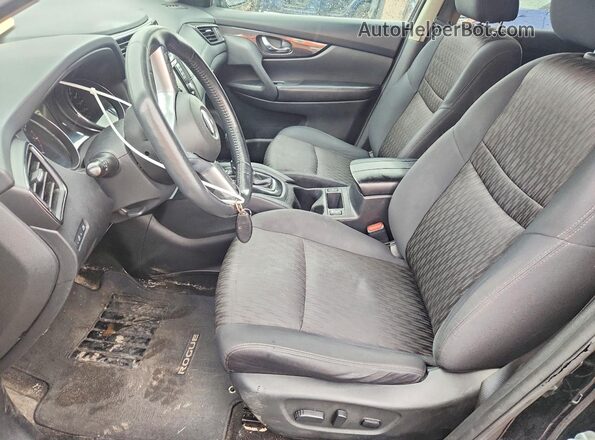 5N1AT2MV0HC862539 2017 NISSAN ROGUE Black Front interior view