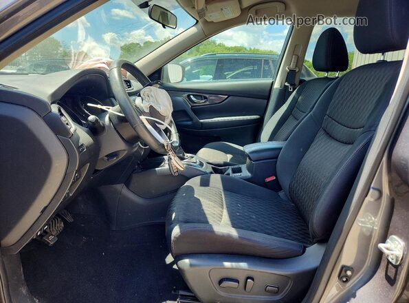 5N1AT2MV0HC878546 2017 NISSAN ROGUE Gray Вид салону спереду