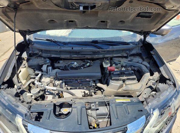 5N1AT2MV0HC878546 2017 NISSAN ROGUE Gray Вид задньої частини салону