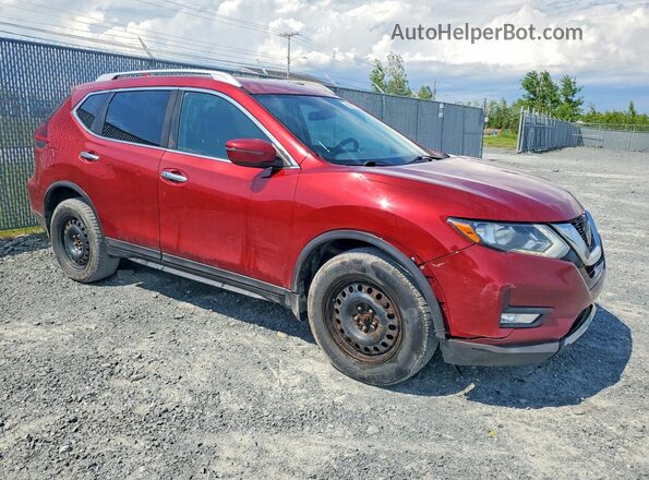 5N1AT2MV0JC703879 2018 NISSAN ROGUE Red Delantero derecho