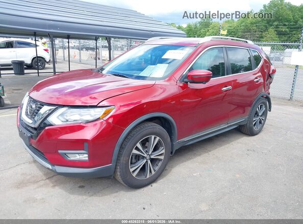 5N1AT2MV0JC712615 2018 NISSAN ROGUE Red 