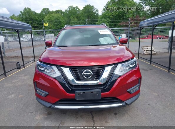 5N1AT2MV0JC712615 2018 NISSAN ROGUE Red 