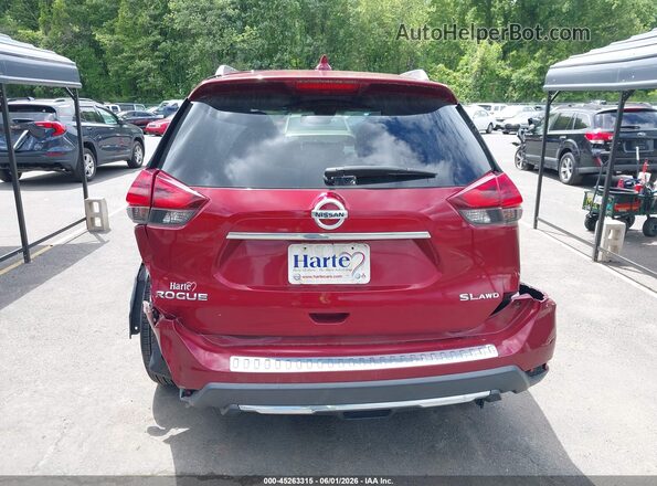 5N1AT2MV0JC712615 2018 NISSAN ROGUE Red 