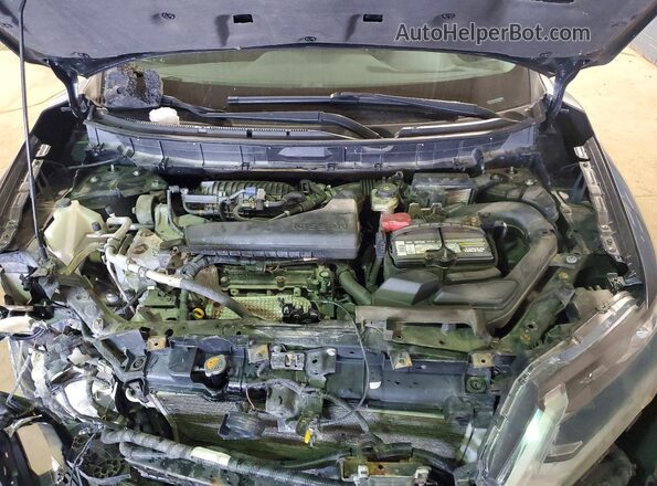 5N1AT2MV0JC727244 2018 NISSAN ROGUE Gray Вид підкапотного простору