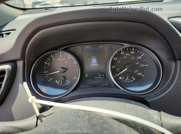 5N1AT2MV0JC769249 2018 NISSAN ROGUE Gray Вид щитка приладів