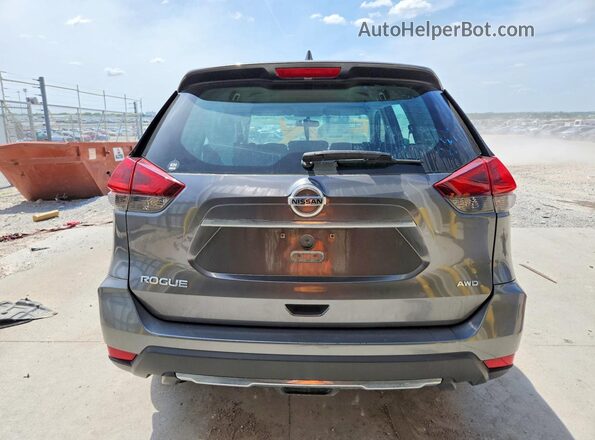 5N1AT2MV0JC769249 2018 NISSAN ROGUE Gray Вид ззаду