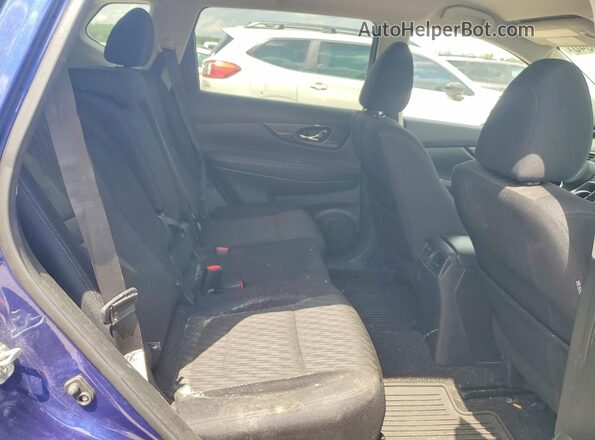 5N1AT2MV0JC845116 2018 NISSAN ROGUE Blue Вид задньої частини салону