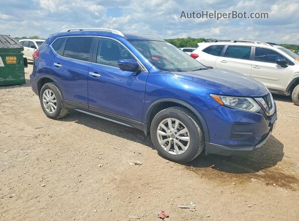 5N1AT2MV0JC845116 2018 NISSAN ROGUE Blue Передня права чверть