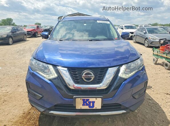 5N1AT2MV0JC845116 2018 NISSAN ROGUE Blue Вид спереду