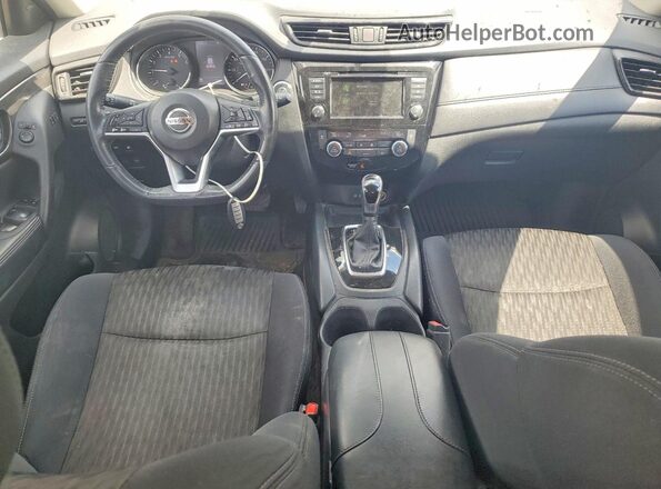 5N1AT2MV0JC845116 2018 NISSAN ROGUE Blue Вид панелі приладів