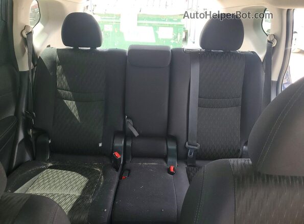 5N1AT2MV0JC845116 2018 NISSAN ROGUE Blue Вид задніх сидінь