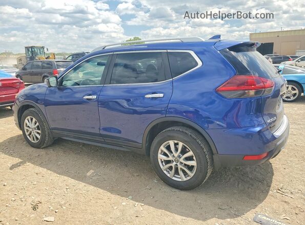 5N1AT2MV0JC845116 2018 NISSAN ROGUE Blue Задня ліва чверть