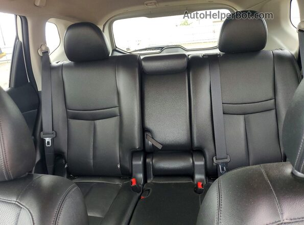 5N1AT2MV0KC745812 2019 NISSAN ROGUE White უკანა სავარძლების ხედი
