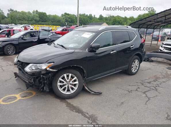 5N1AT2MV0KC834313 2019 NISSAN ROGUE Black წინა მარცხენა ხედი სამი მეოთხედიდან