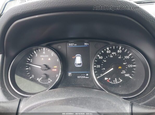 5N1AT2MV0KC834313 2019 NISSAN ROGUE Black უკანა სავარძლების ხედი