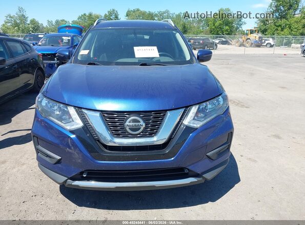 5N1AT2MV0KC838474 2019 NISSAN ROGUE Синий Вид щитка приборов