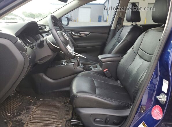 5N1AT2MV0LC708633 2020 NISSAN ROGUE Blue Вид салону спереду