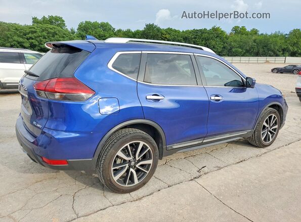 5N1AT2MV0LC708633 2020 NISSAN ROGUE Blue Задня права чверть