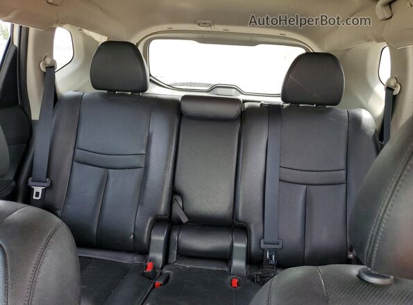 5N1AT2MV1GC767535 2016 NISSAN ROGUE Gray Հետևի նստատեղերի տեսք