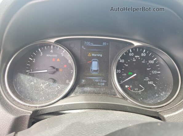 5N1AT2MV1GC767535 2016 NISSAN ROGUE Gray Սարքավորումների վահանակի տեսք