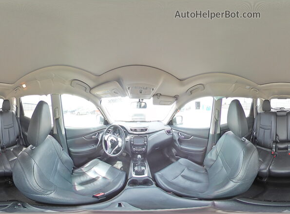 5N1AT2MV1GC767535 2016 NISSAN ROGUE Gray Սալոնի 360 աստիճան տեսք