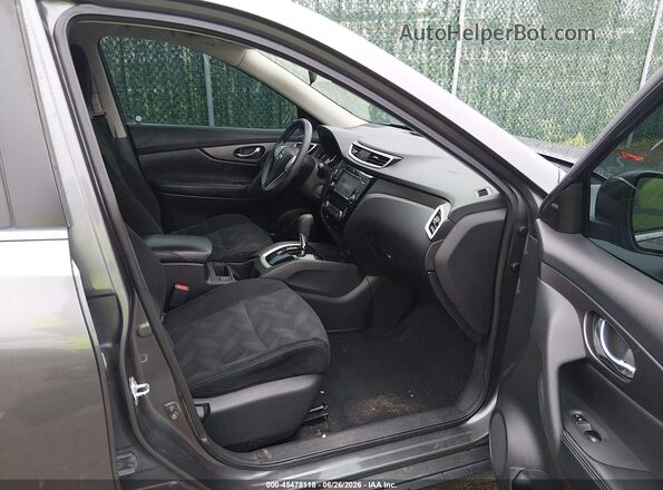 5N1AT2MV1GC783833 2016 NISSAN ROGUE Gray წინა სალონის ხედი