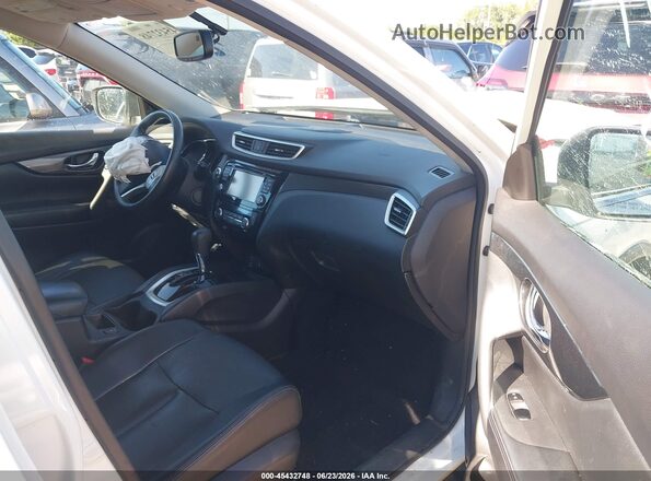 5N1AT2MV1GC786277 2016 NISSAN ROGUE White წინა სალონის ხედი