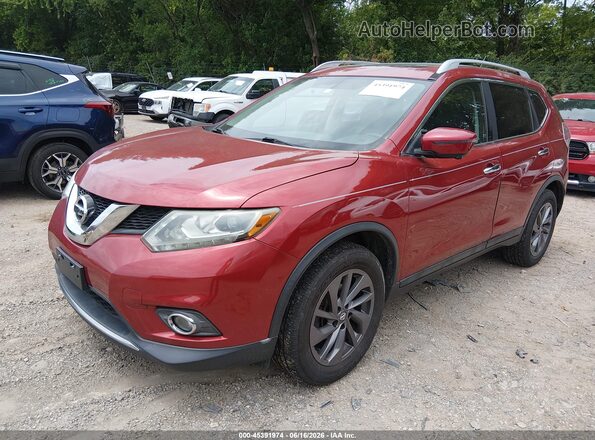 5N1AT2MV1GC853640 2016 NISSAN ROGUE Red 