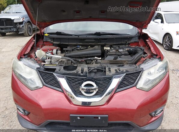 5N1AT2MV1GC853640 2016 NISSAN ROGUE Red 