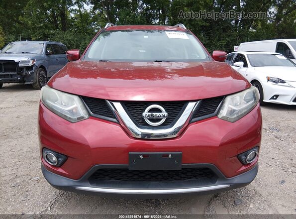 5N1AT2MV1GC853640 2016 NISSAN ROGUE Red 