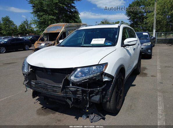 5N1AT2MV1GC889912 2016 NISSAN ROGUE White წინა მარცხენა ხედი სამი მეოთხედიდან