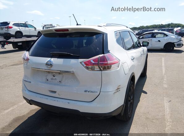 5N1AT2MV1GC889912 2016 NISSAN ROGUE White უკანა მარჯვენა