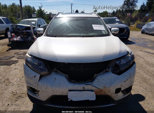 5N1AT2MV1GC891014 2016 NISSAN ROGUE White Vista del cuadro de instrumentos