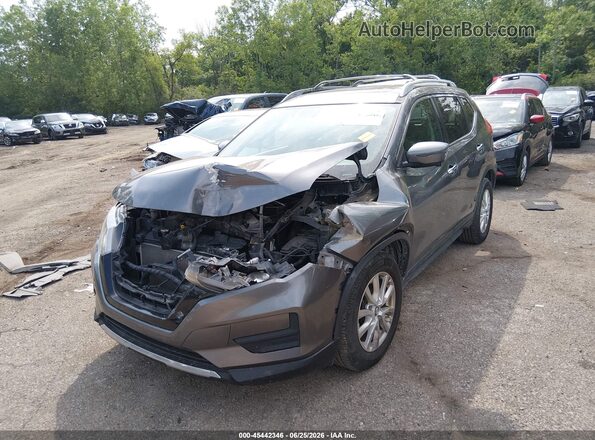 5N1AT2MV1HC731619 2017 NISSAN ROGUE Gray Առջևի ձախ երեք քառորդ տեսարան