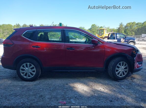 5N1AT2MV1HC820364 2017 NISSAN ROGUE Red Vista interior trasera