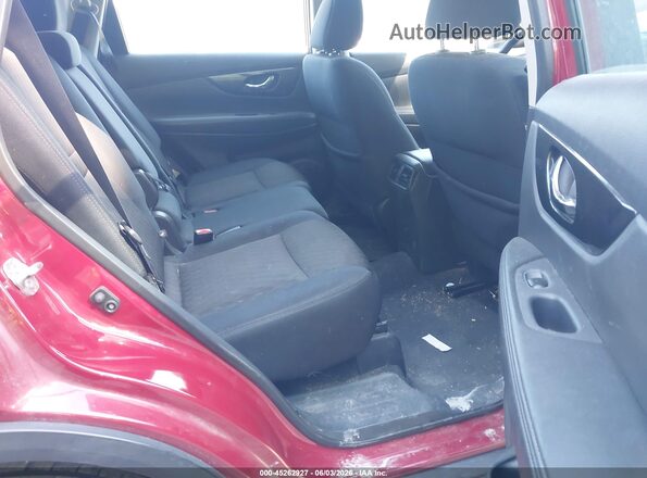 5N1AT2MV1HC820364 2017 NISSAN ROGUE Red Vista de la etiqueta del VIN