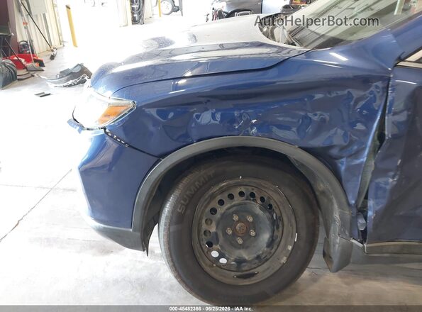 5N1AT2MV1HC863151 2017 NISSAN ROGUE Синий Вид спереди