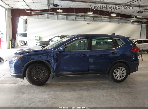 5N1AT2MV1HC863151 2017 NISSAN ROGUE Синий Панорамный вид салона 360°